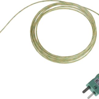 Termocoppia a giunzione esposta tipo K, Ø sonda 1/0.315mm, lungh. sonda 2m, +350°C