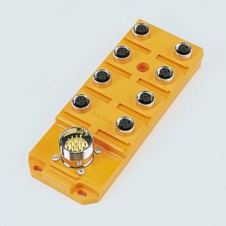 Scatola sensore Lumberg Automation, 4 porte, connettore M12