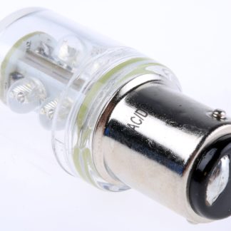 Lampada LED per torrette RS PRO, lunghezza 42 mm, Ø 20mm, 24 V c.a./c.c., 6 chip LED da 400mcd, luce Blu, lampada da