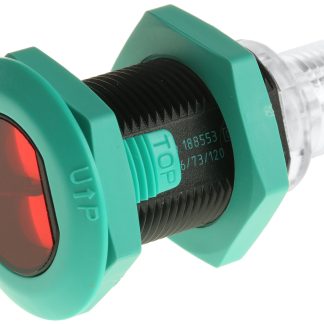 Sensore fotoelettrico Cilindrico Pepperl + Fuchs, a retroriflessione, rilevamento 6,5 m, uscita PNP