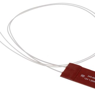 Tappetino riscaldante in silicone RS PRO, 12 V cc, 1,25 W, 25 x 50mm, +200°C