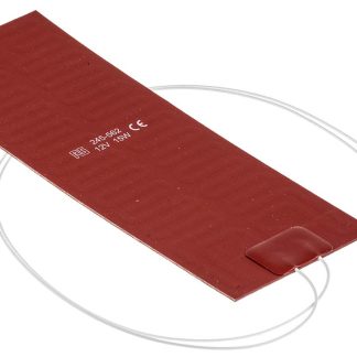 Tappetino riscaldante in silicone RS PRO, 12 V c.c., 15 W, 75 x 200mm, +200°C
