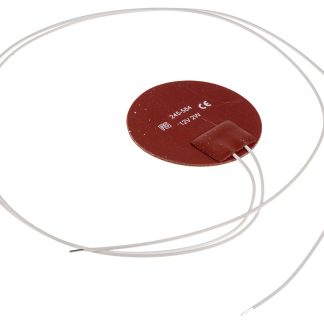 Tappetino riscaldante in silicone RS PRO, 12 V cc, 2 W, Ø 50mm, +180°C