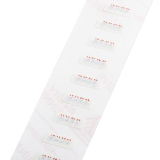 Etichetta termosensibile Irreversibile RS PRO, da 49°C a 65°C, 11mm x 4mm, conf. da 10 pz.