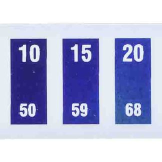 Etichetta termosensibileSì RS PRO, da 0°C a 30°C, 12.5mm x 45mm, conf. da 10 pz.