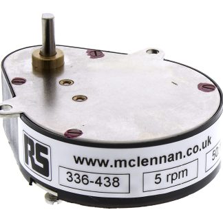 Ingranaggio McLennan Servo Supplies P5-G17L82 50:1, Ø albero 4mm, 0,8 Nm, max 100giri/min