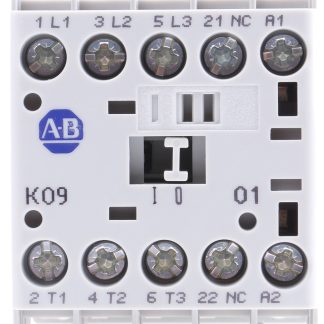 Contattore Controllo motori Allen Bradley, serie 100K, 3 poli, 3 NA, 9 A, 4 kW, bobina 24 V c.c.