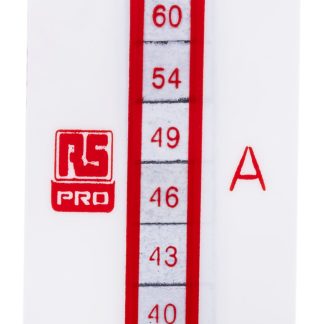Etichetta termosensibile Irreversibile RS PRO, da 37°C a 65°C, 18mm x 51mm, conf. da 10 pz.