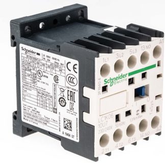 Contattore Schneider Electric, serie LC1K, 3 poli, 3 NA, 6 A, 2,2 kW, bobina 230 V ca