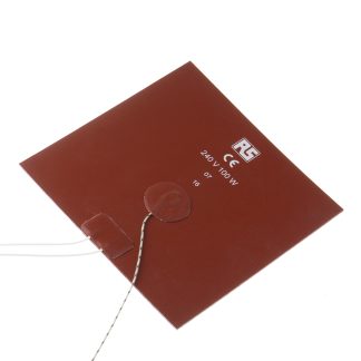 Tappetino riscaldante in silicone RS PRO, 240 V c.a., 100 W, 150 x 150mm, +180°C