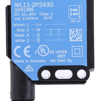 Sensore fotoelettrico Rettangolare SICK, a retroriflessione, rilevamento 150 mm → 10 m., uscita PNP