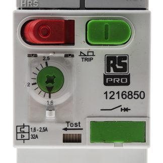 Interruttore automatico del motore RS PRO, 1,6 → 2,5 A