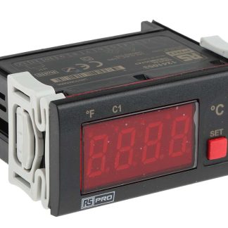 Regolatore di temperatura On/Off RS PRO, 24 V ca/cc, 77 x 35mm, 1 uscita Relè