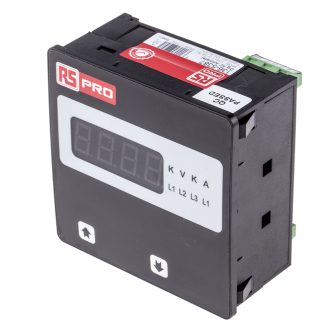 Amperometro digitale RS PRO, c.a., foro L 92mm x H 92mm, ±0,5% + 1 cifra