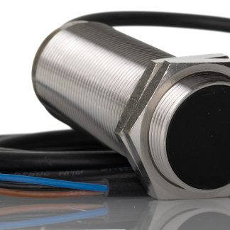 Sensore di prossimità Cilindro filettato ifm electronic, M30, rilevamento 10 mm, 10 → 36 V c.c.