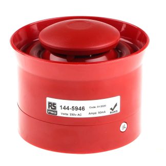 Segnalatore acustico elettronico RS PRO, 98 → 260 V c.a., IP54, IP65, montaggio superficiale/pannello