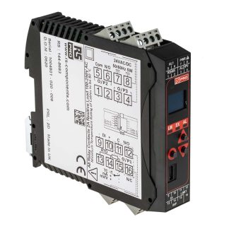 Termoregolatori PID RS PRO, 24 V ca/cc, 22.5 x 110mm, 2 uscite Relè di commutazione, Relè