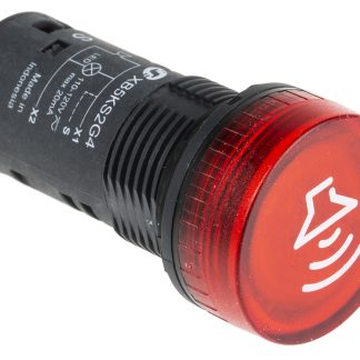 Segnalatore acustico e luminoso Schneider Electric serie Harmony XB5, Rosso, 110 V c.a./c.c., 90dB a 1 m, IP66, IP67,