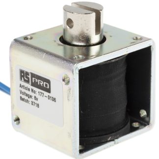 Solenoide lineare A trazione RS PRO, 6 V c.c.