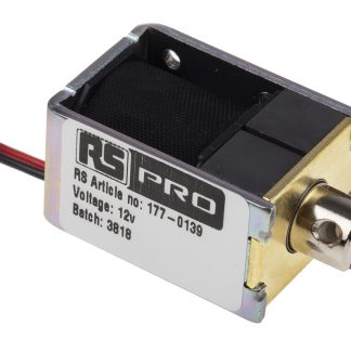 Solenoide lineare RS PRO, 12 V c.c.