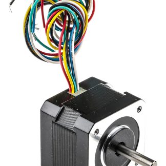Motore passo passo Ibrido RS PRO, ang. 1.8°, 12 V,Ø asta 5mm