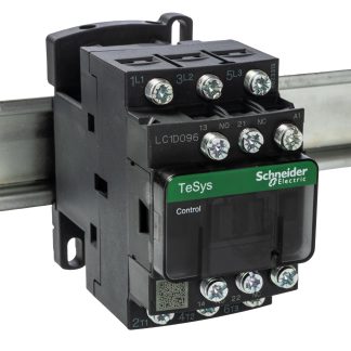 Contattore Schneider Electric, serie LC1D, 3 poli, 3 NA, 25 A, 5,5 kW, bobina 220 V c.a.