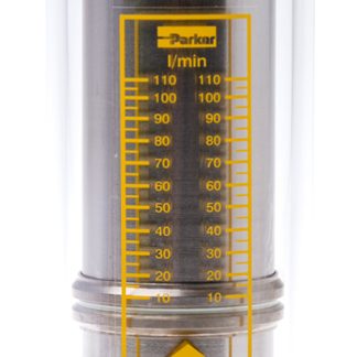 Flussometro Parker, per Liquidi, flusso 10 l/min → 110 l/min