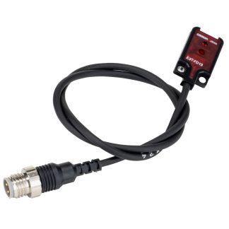 Sensore fotoelettrico Quadrata Omron, Retroriflessione polarizzata, rilevamento 30 mm, uscita PNP