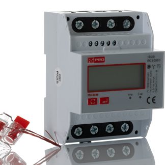 Contatore di energia RS PRO, 3 fasi, display LCD retroilluminato a 7 cifre