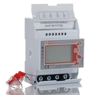 Contatore di energia RS PRO, 3 fasi, display LCD retroilluminato a 8 cifre