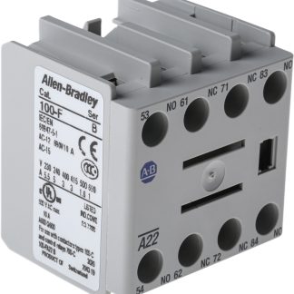 Contatto ausiliario Allen Bradley, 4 contatti, 2NC + 2NO, montaggio frontale, serie 100F