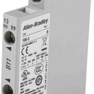 Contatto ausiliario Allen Bradley, 2 contatti, 1 N/C + 1 N/A, montaggio laterale, serie 100S