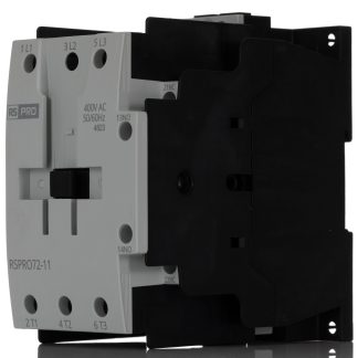 Contattore ElectroMechanical RS PRO, 3 poli, 1 NA/1 NC, 72 A, 37 kW, bobina 400 V c.a.