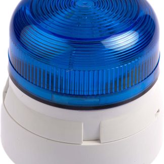 Segnalatore Lampeggiante Klaxon, Xeno, Blu, 230 V c.a.