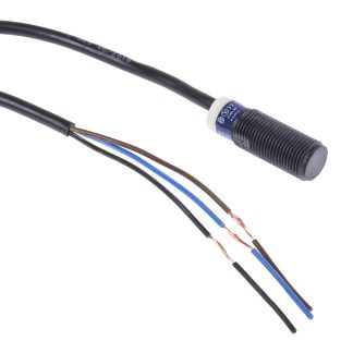 Sensore di prossimità Cilindro filettato Telemecanique Sensors, M12, rilevamento 4 mm, 10 36 V c.c.