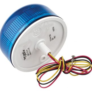 Segnalatore Lampeggiante Klaxon, Xeno, Blu, 12 V c.c., 24 V c.c.