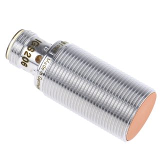Sensore di prossimità Cilindro filettato ifm electronic, M18, rilevamento 8 mm, 10 → 36 V c.c.