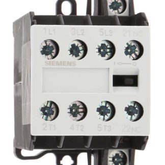 Contattore Siemens, serie 3TG1, 4 poli, 3NO + 1NC, 20 A, bobina 24 V c.c.