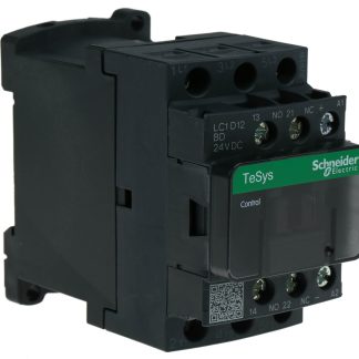 Contattore Schneider Electric, serie LC1D, 3 poli, 3 N/A, 25 A, 5,5 kW, bobina 24 V c.c.