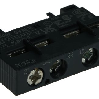 Contatto ausiliario Schneider Electric, 2 contatti, 1 N/C + 1 N/A, montaggio frontale, serie GVAE