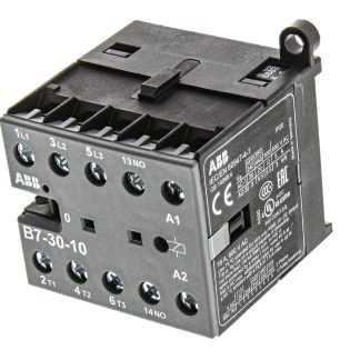 Contattore ABB, serie B, 3 poli, 3 NA, 20 A, 5,5 kW, bobina 230 V ca