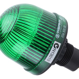 Segnalatore Fisso Werma, A incandescenza, LED, Verde, 12 → 48 V c.a./c.c.
