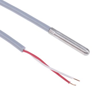 Sensore RTD PT1000 RS PRO, Ø 6mm, L. 35mm + 2m, +100°C max