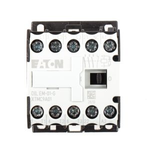 Contattore Eaton, 3 poli, 3 NA, 9 A, 4 kW, bobina 24 V c.c.