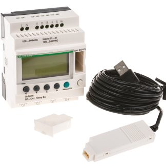CPU PLC Schneider Electric Zelio Logic 2, ingressi: 6 (Digitali), uscite: 4 (Relè), 10 I/O, 100 → 240 V c.a.
