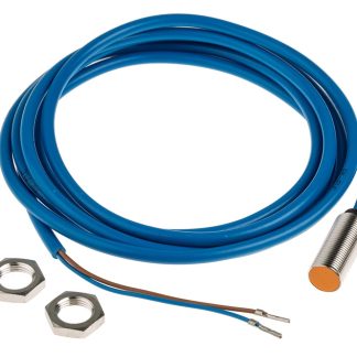 Sensore di prossimità Cilindro filettato ifm electronic, M12, rilevamento 2 mm, 7,5 → 30 V c.c.