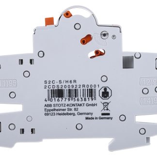 Contatto ausiliario ABB, 2 contatti, 1 N/C + 1 N/A, montaggio laterale, serie S2C