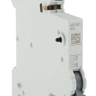 Contatto ausiliario Siemens, 2 contatti, 1 N/C + 1 N/A, per guida DIN, serie 5ST3