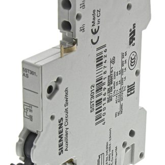 Contatto ausiliario Siemens, 2 contatti, 2 N/C, per guida DIN, serie 5ST3