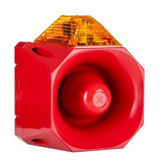 Segnalatore acustico e luminoso Eaton, Ambra, 18 → 30 V c.c., 110dB a 1 m, IP66